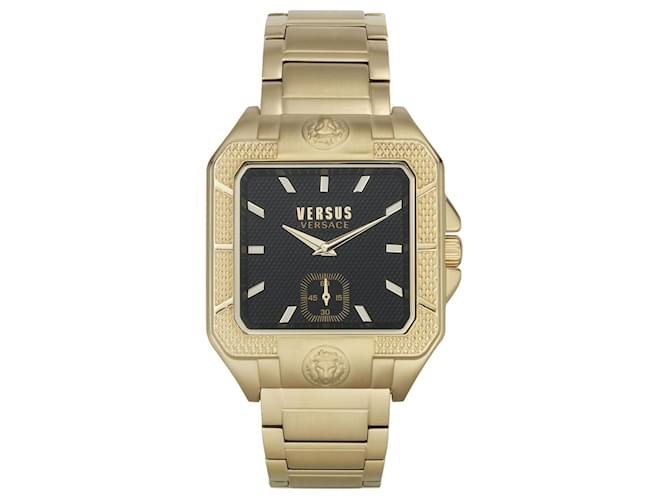 Autre Marque Versus Versace Teatro Bracelet Watch Golden Metallic  ref.602209