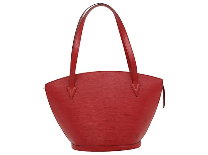 Louis Vuitton Saint Jacques Red Leather  ref.602224