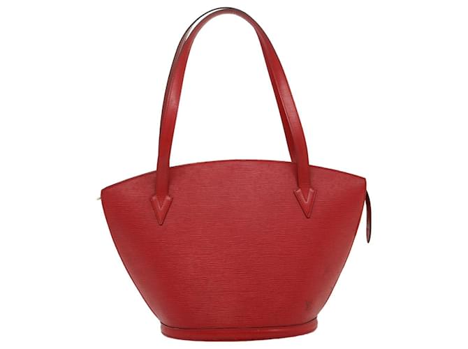 Louis Vuitton Saint Jacques Vermelho Couro  ref.602224