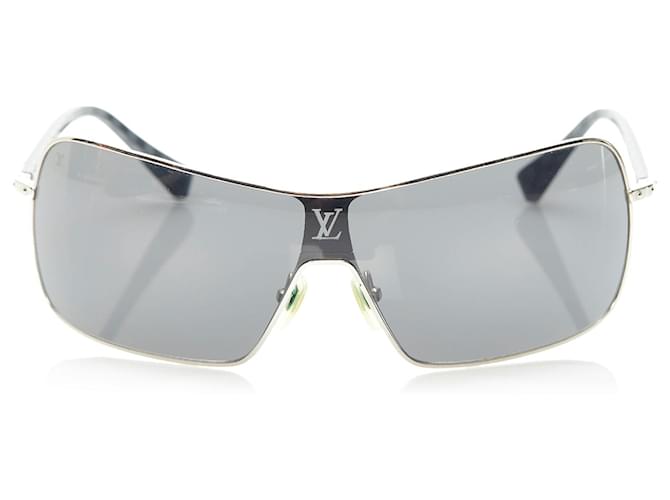 Occhiali da sole tinti quadrati neri di Louis Vuitton Nero Plastica  ref.602539