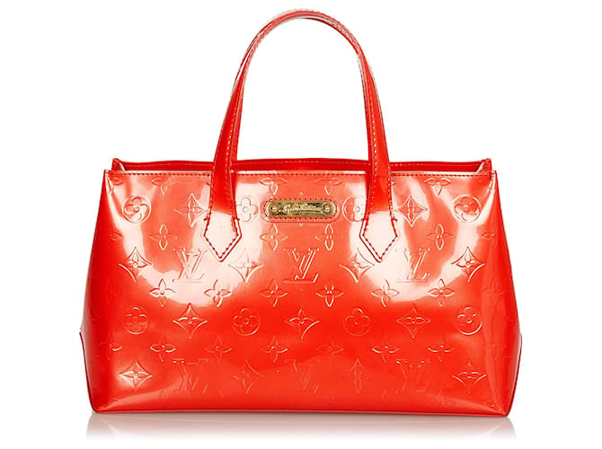 Louis Vuitton Red Vernis Wilshire PM Leather Patent leather  ref.602548
