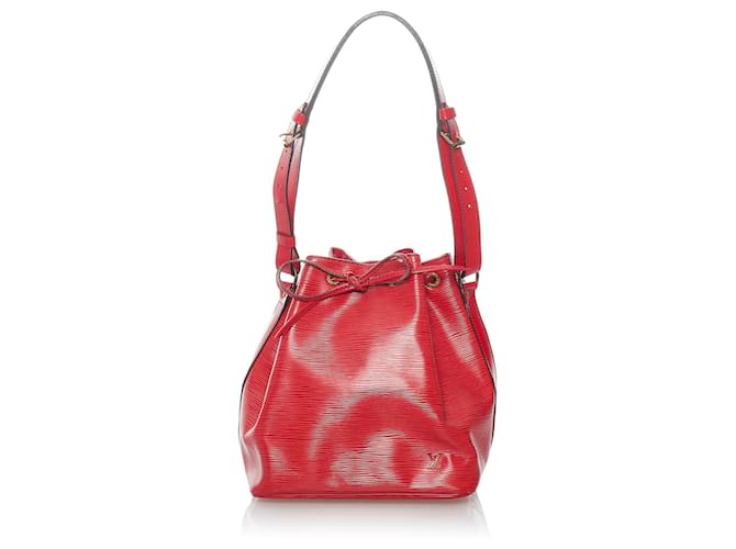 Louis Vuitton Red Epi Petit Noe Leather  ref.602610
