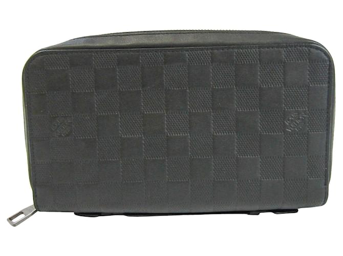 Louis Vuitton Zippy XL Black Cloth  ref.602623