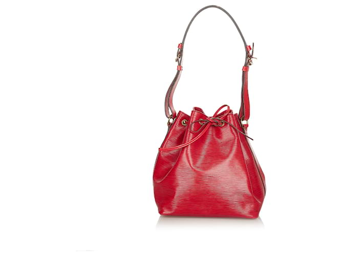 Louis Vuitton Red Epi Petit Noe Leather  ref.602661