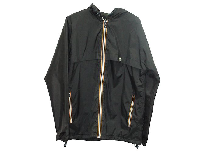 Giacca a vento APC x KWay in nylon nero