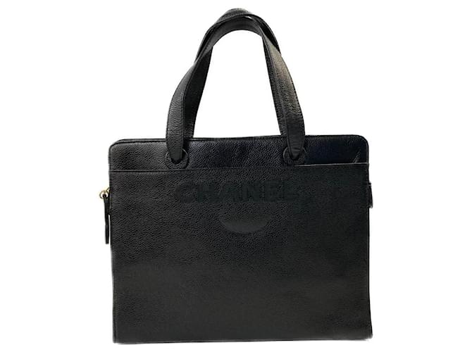 Chanel Leather Handbag Black  ref.602707