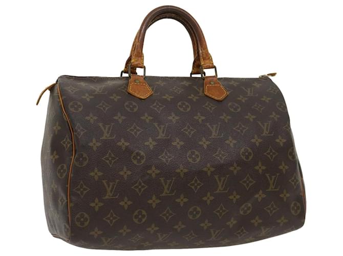 Louis Vuitton Monogram Speedy 35 Hand Bag M41524 LV Auth jk1841 Cloth  ref.602774