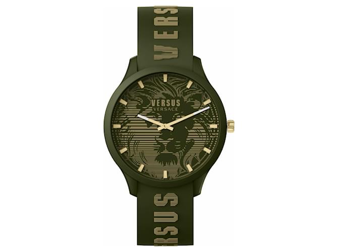 Autre Marque Versus Versace Domus Strap Watch Green  ref.602970