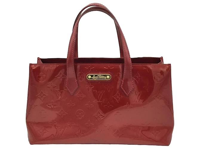 Louis Vuitton Red Vernis Wilshire PM Leather Patent leather  ref.602973