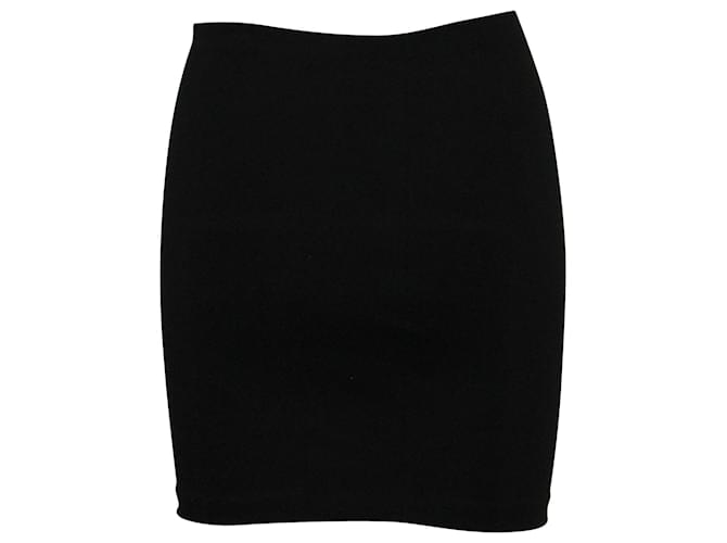 Mini-jupe The Row en polyester noir  ref.603155