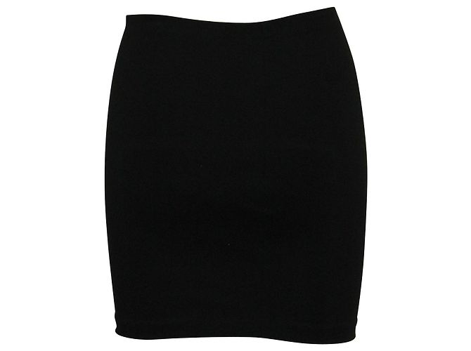 The Row Minirock aus schwarzem Polyester