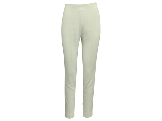 Giambattista Valli Straight Leg Pants in Ecru Cotton  White Cream  ref.603259