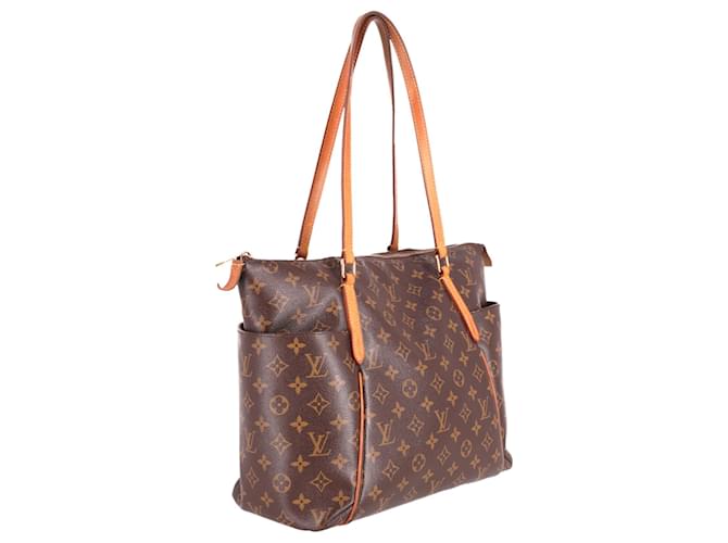 Louis Vuitton Totally MM Monogram Tote Bag in Brown Leather ref