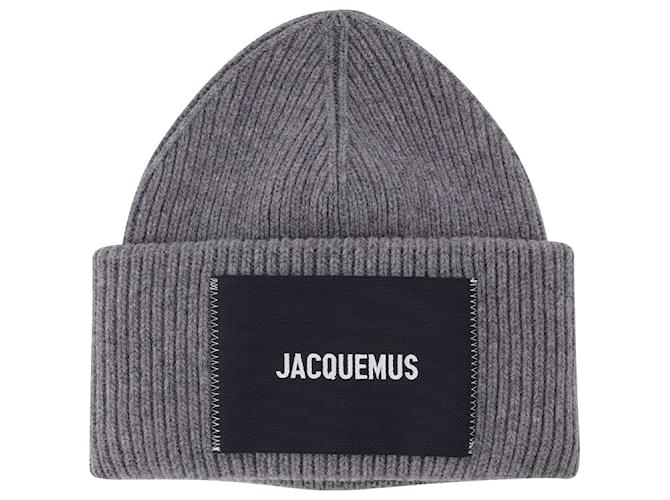 Jacquemus Berretto di lana grigio Joli Closet