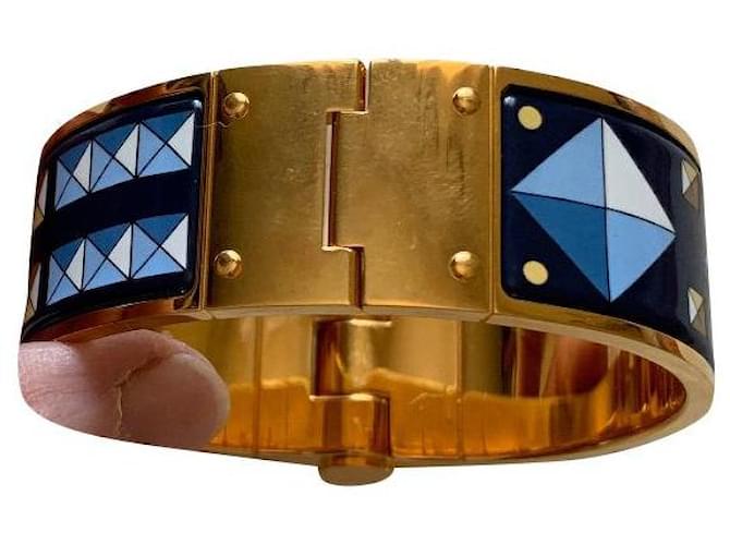Hermès braccialetto a cerniera D'oro  ref.603734