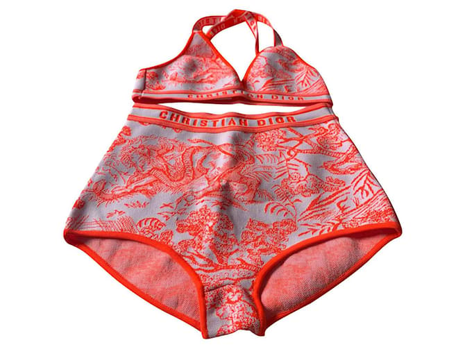 Dior Swimwear Orange Elastane ref.603817 - Joli Closet