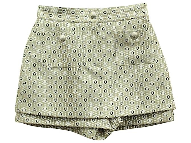 Maje Overlay-Shorts mit Blumendruck aus mehrfarbigem Polyester  ref.604058