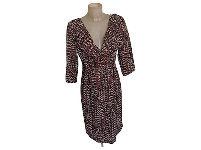 Max Mara spotted silk dress Multiple colors  ref.604070