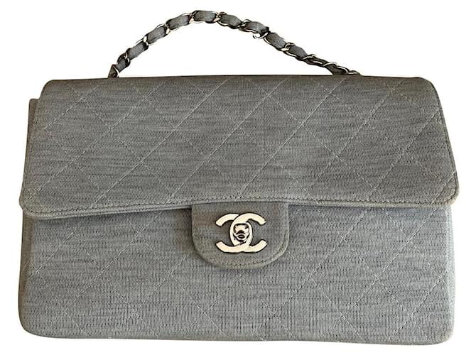 Timeless Chanel Handtaschen Grau  ref.604196