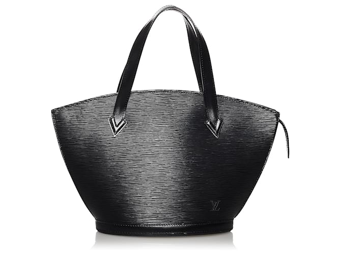 Louis Vuitton Black Epi Saint Jacques PM Sangle Court Cuir Noir  ref.604305