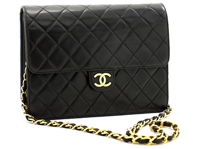 Chanel Timeless Black Leather  ref.604511