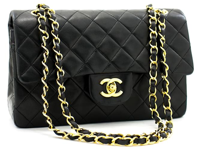 Classique Chanel Timeless Cuir Noir  ref.604625