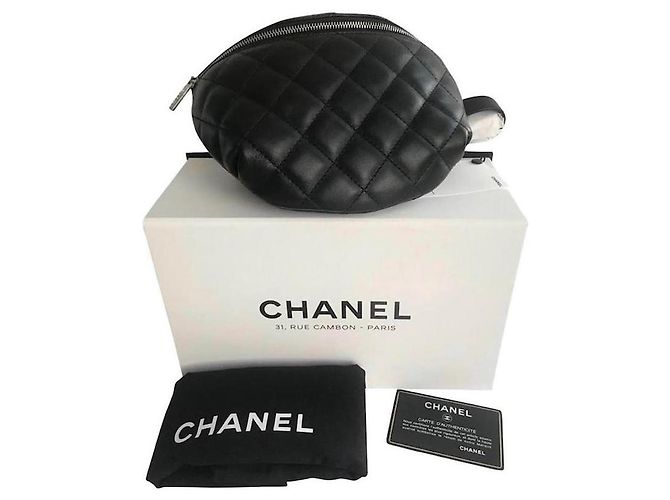 Chanel Tasche schwarzer Gürtel . neuf