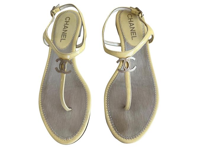 Chanel Sandalen Lack 36.5