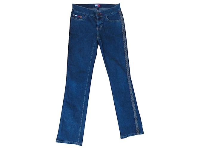 Tamanho da calça Tommy Hilfiger  30 (W25) Azul Algodão Elastano  ref.605444
