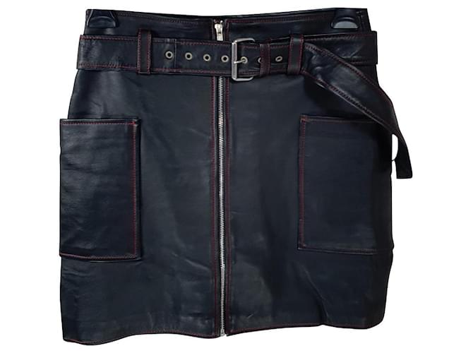 Autre Marque Skirts Black Leather  ref.605565