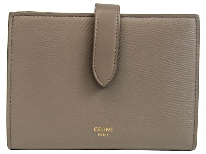 Céline Celine Grey Leather  ref.605698
