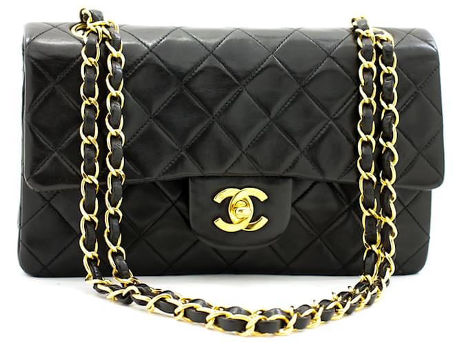 Chanel Timeless Black Leather  ref.605988