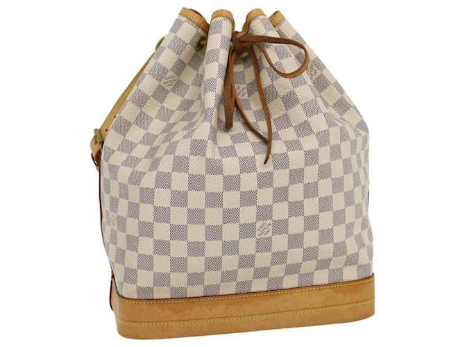 LOUIS VUITTON Damier Azur Noe Bolso de hombro N42222 LV Auth 30215EN  ref.606077