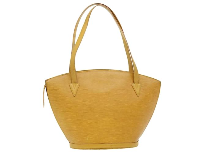 LOUIS VUITTON Epi Saint Jacques Shopping Shoulder Bag Yellow M52269 Auth ds548 Leather  ref.606094