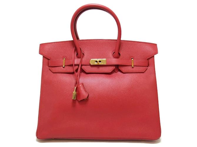 Hermès Birkin Red Leather  ref.606299