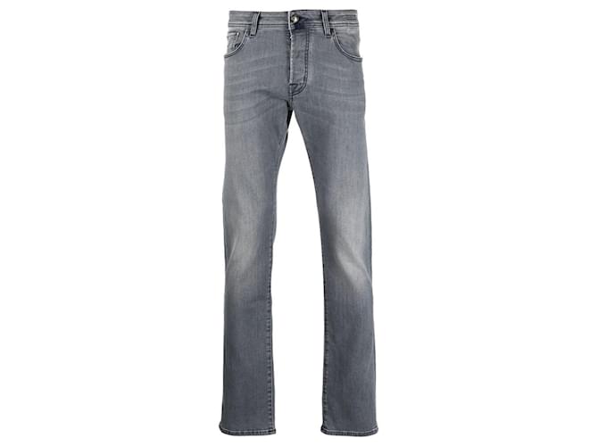 Jacob Cohen Jeans Slim Fit Bard Cinza Algodão  ref.606331