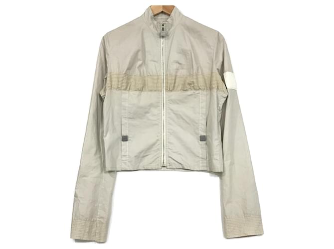 Chanel  Lightweight Jacket Beige Cotton  ref.606421