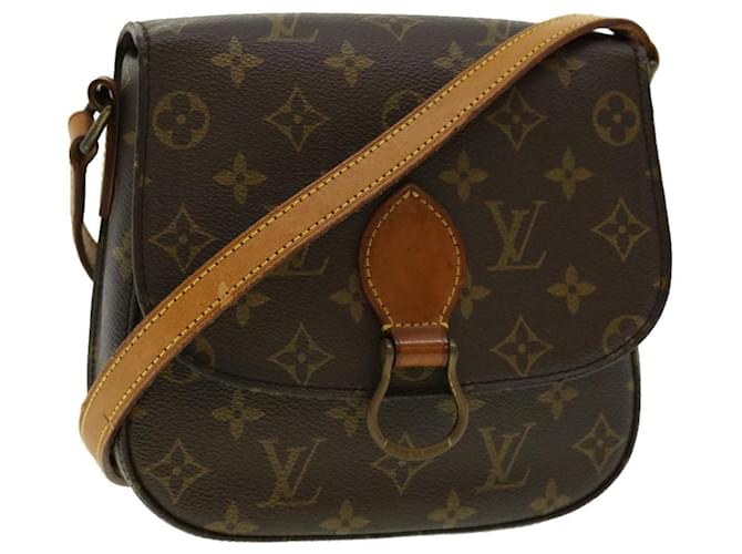 Louis Vuitton Saint Cloud MM Shoulder Bag Crossbody Monogram Brown