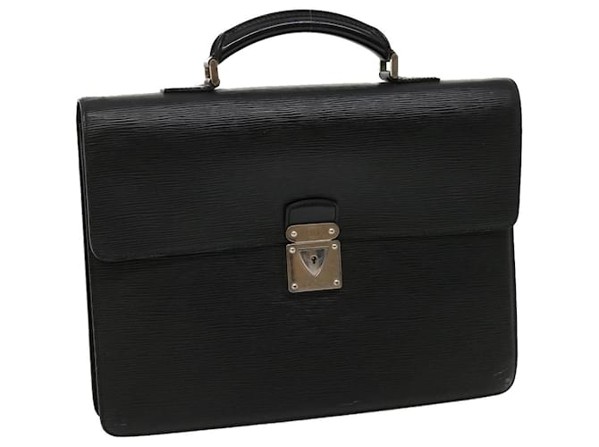LOUIS VUITTON Epi Robusto 1 Business Bag Black M54532 LV Auth pt3352 Leather  ref.606468