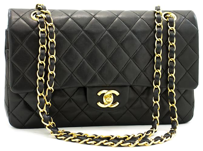 Chanel Timeless Black Leather  ref.606495