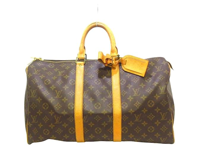 Louis Vuitton Keepall 45 Brown Cloth  ref.606657