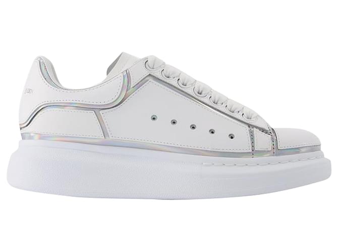 Alexander Mcqueen Oversize sneakers in Silver Leather Multiple colors  ref.606854