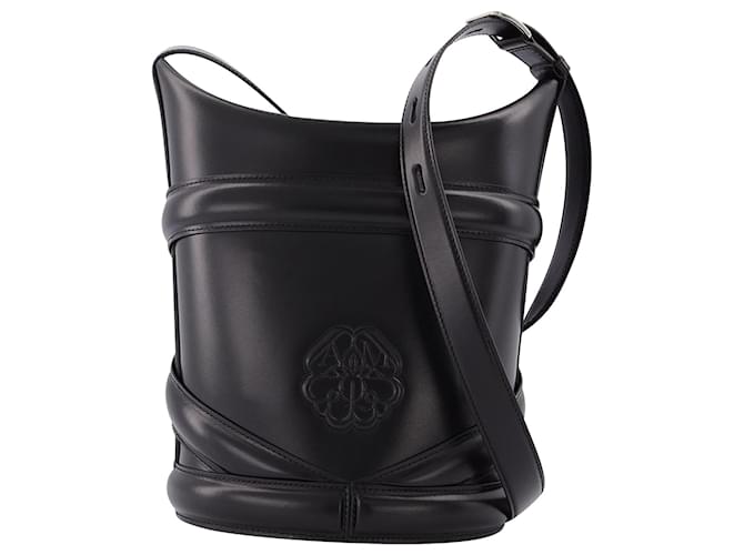 The Curve Hobo Bag - Alexander Mcqueen - Black - Leather  ref.606890