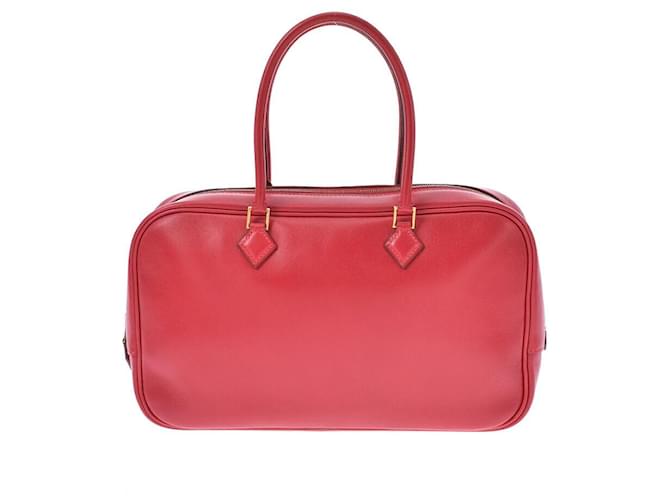 Hermès Plume Red Leather  ref.606920