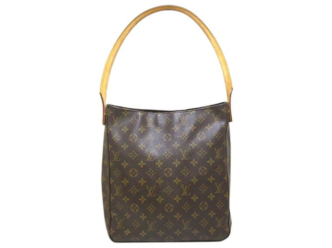 GM Louis Vuitton Brown Monogram Looping Marrone
