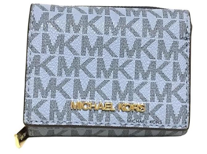 Michael kors store wallet light blue