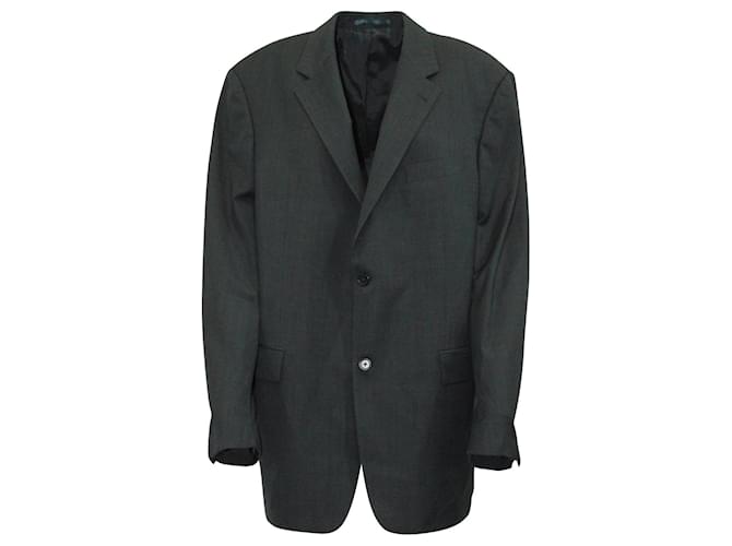 Hugo Boss Dark Grey Blazer Wool  ref.607725