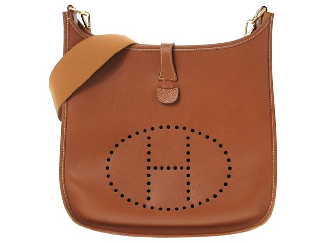 Hermès Evelyne Braun Leder ref.607759 Joli Closet