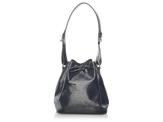 Louis Vuitton Black Epi Petit Noe Leather  ref.607913