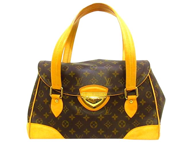 Louis Vuitton Brown Monogram Beverly GM Castaño Lienzo  ref.607954